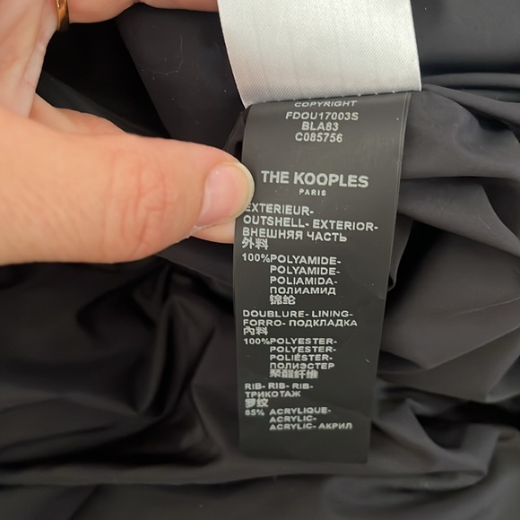 NWT $680 The Kooples  colorful puffer jacket size 2 - Picture 7 of 14